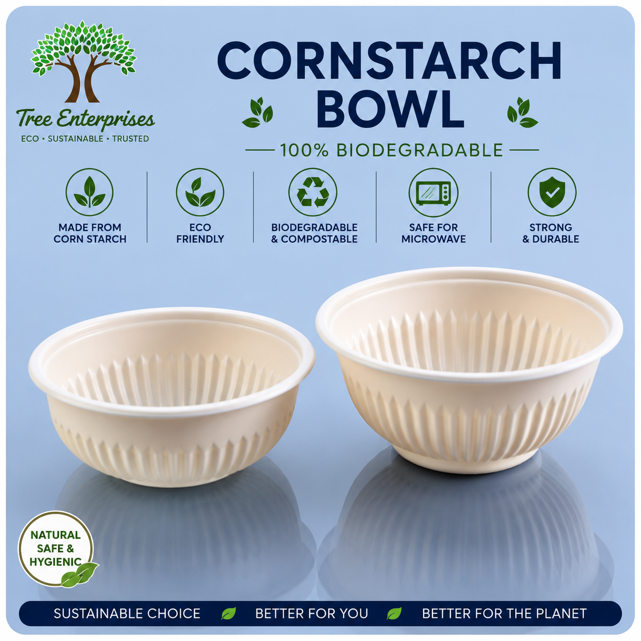 CORNSTARCH ROUND BOWL